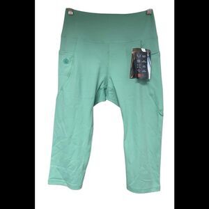 Gymwrap Women's High-Rise Cropped Legging w/ Side Seam Pockets Cascade - Regular